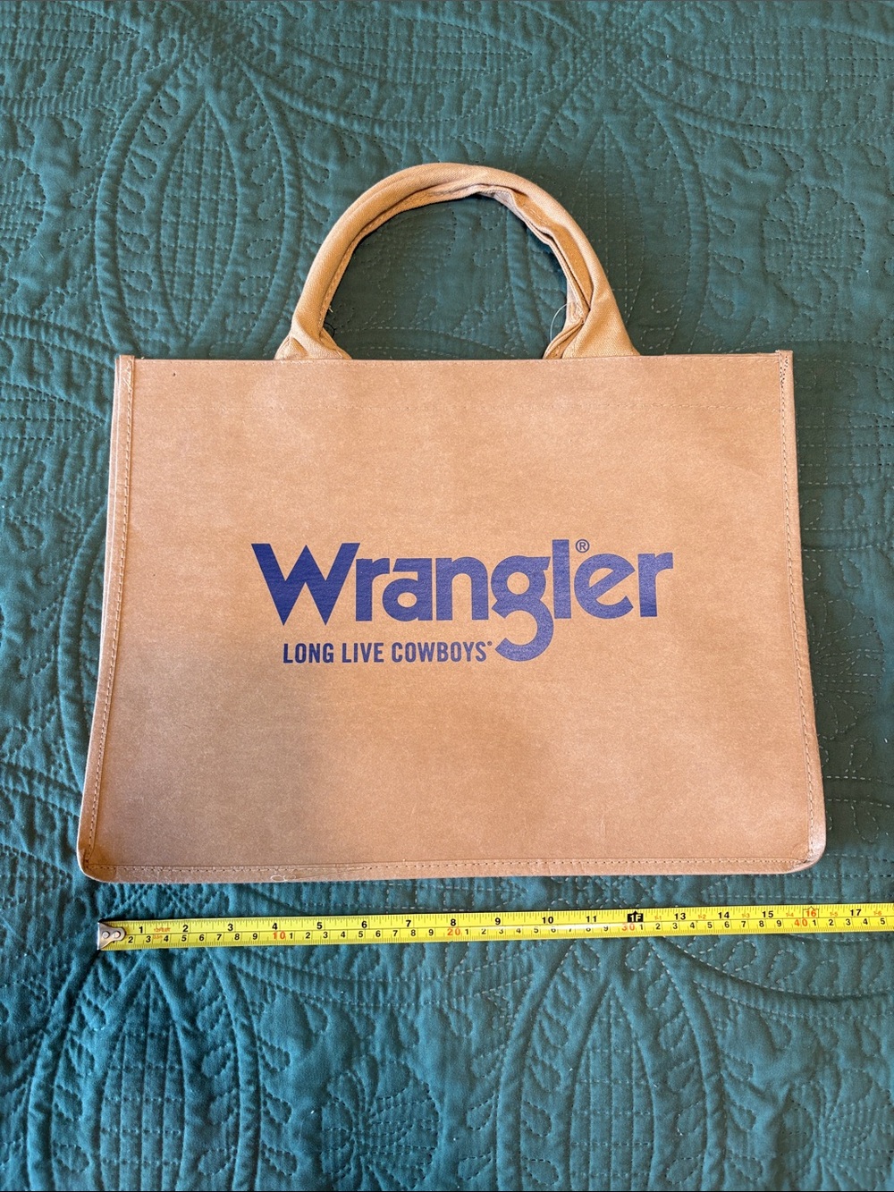 Wrangler washable paper bag